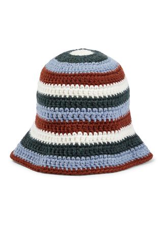 Kam crochet cashmere bucket hat