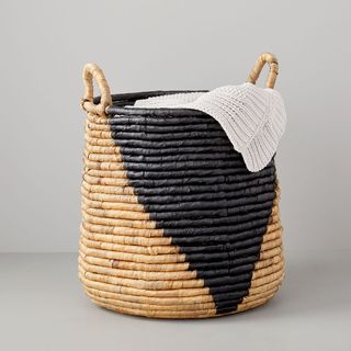 Large Round Woven Seagrass Basket 