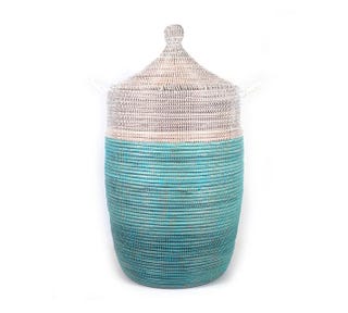 Tilda woven basket in two colors 