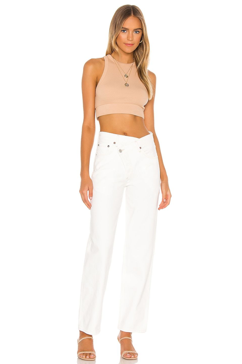 White wide legged cropped jeans @whatjosiedidnext  Fashion pants, High  fashion street style, Fashion