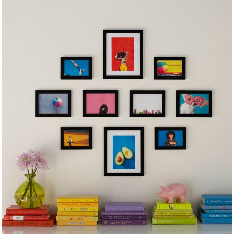 10 Piece Gallery Picture Frame Set