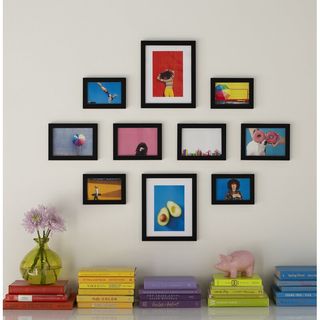 Set of 10 gallery photo frames