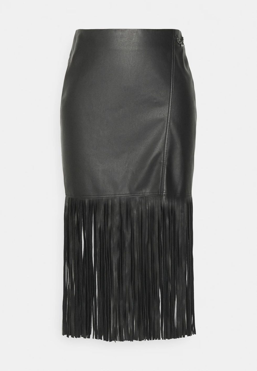 Falda de tubo con flecos, de Karl Lagerfeld