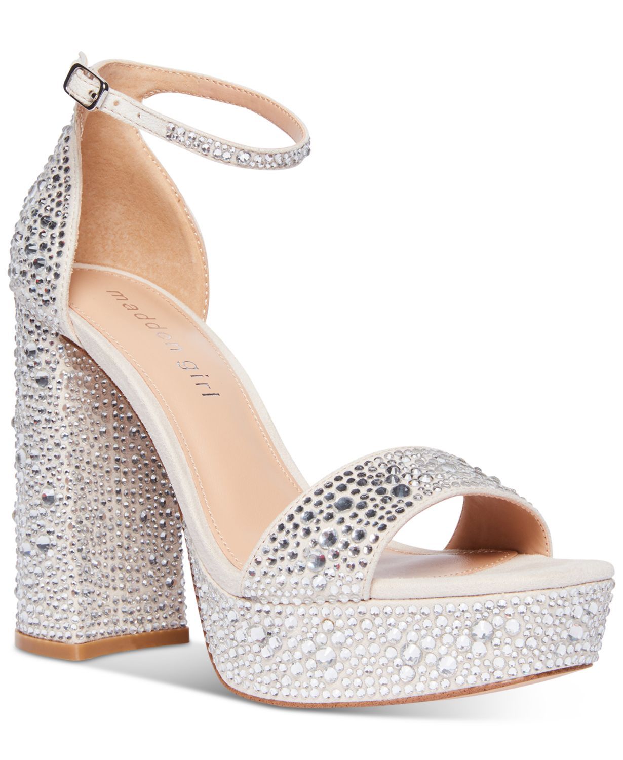 Glitter Rhinestone Platform Stiletto Heels | Shoes heels prom, Stiletto  heels platform, Homecoming shoes