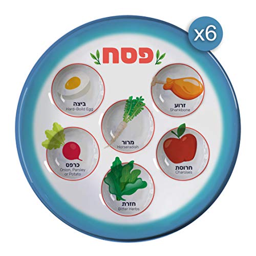 Disposable Passover Seder Plate (Set of 6)