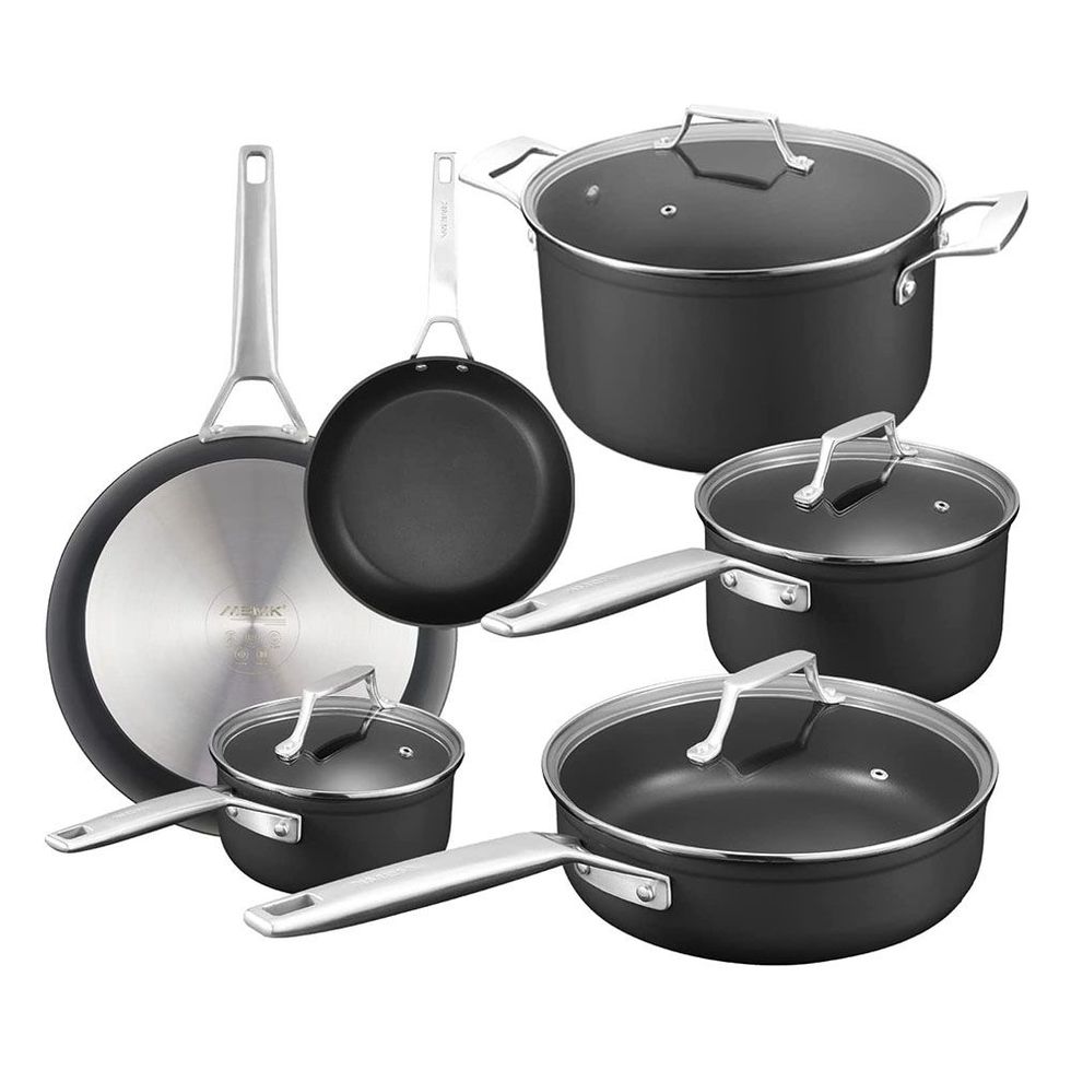  MSMK 10-Piece Pots and Pans Set non stick, Durable and