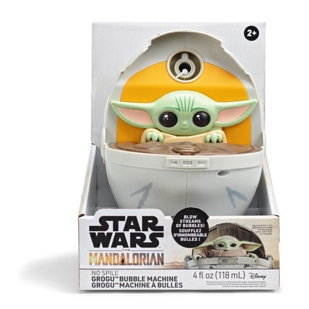 Grogu Bubble Machine 