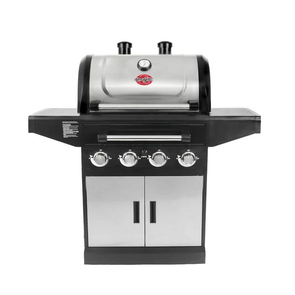 4-Burner Flat Top Gas Grill 52000-BTU Propane Fueled Professional