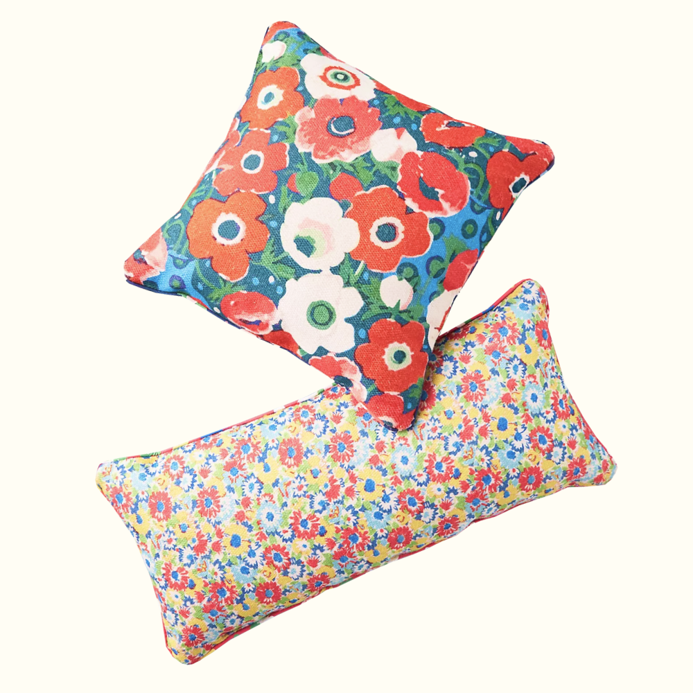 Sarah Campbell Flowerbed Pillow