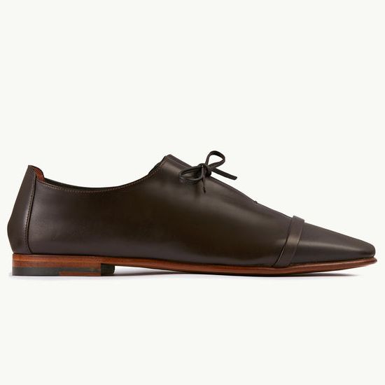 Jean Tobacco Lace-Up Loafer