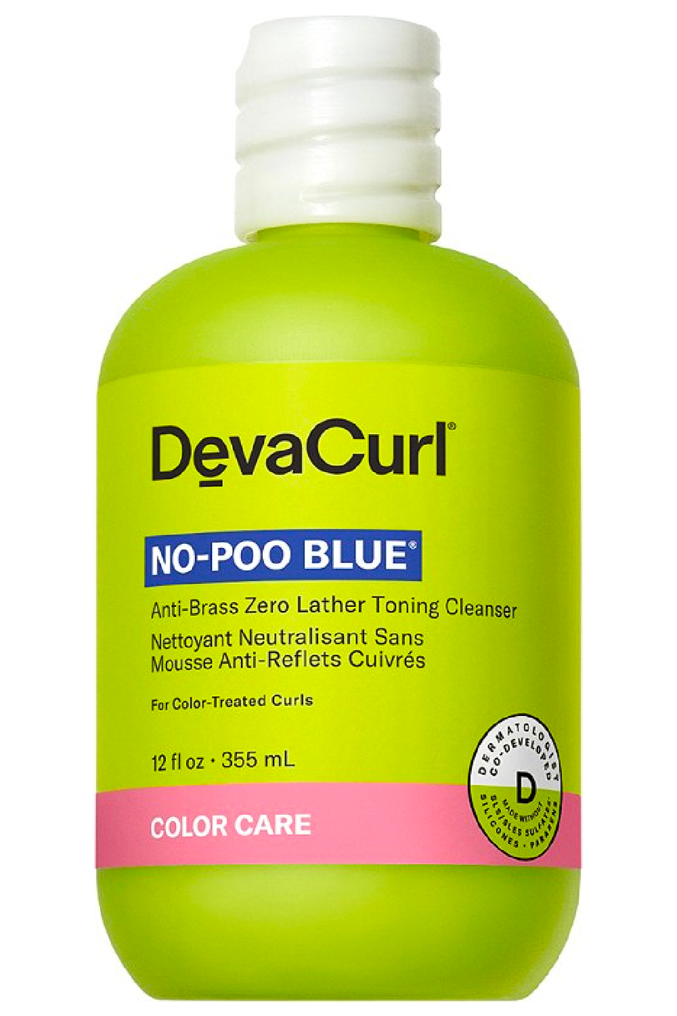 DevaCurl No-Poo Blue Anti-Brass Zero Lather Toning