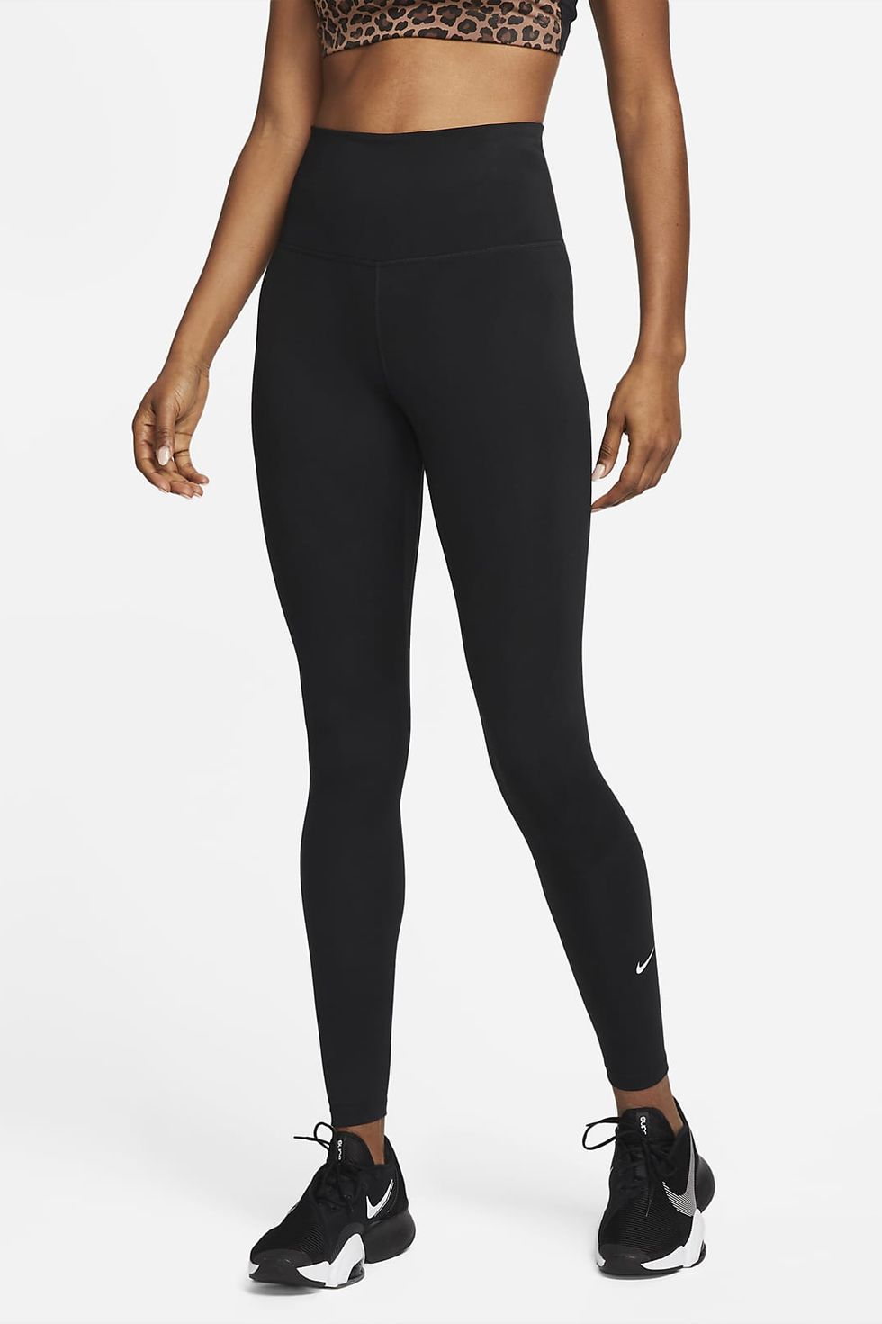 Nike Women's Sportswear Club High-Waisted Leggings Black / Dark Smoke Grey