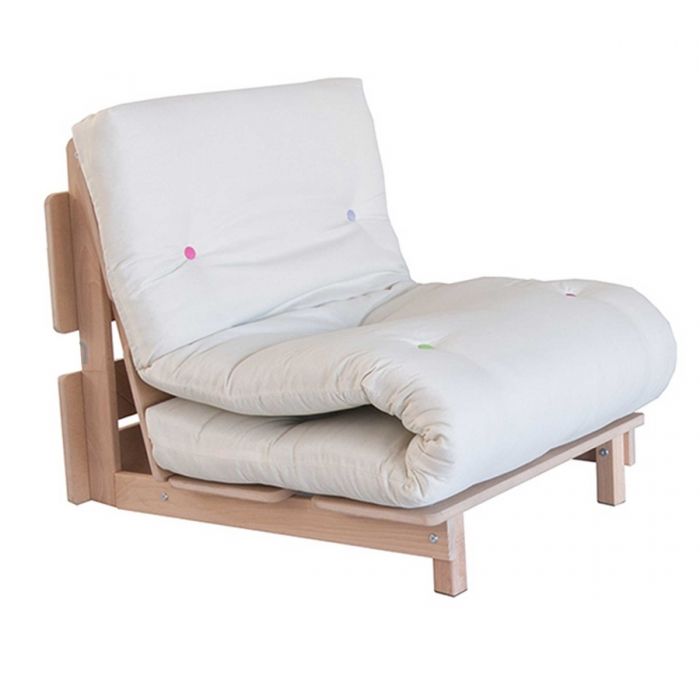 Single bed futon online chair