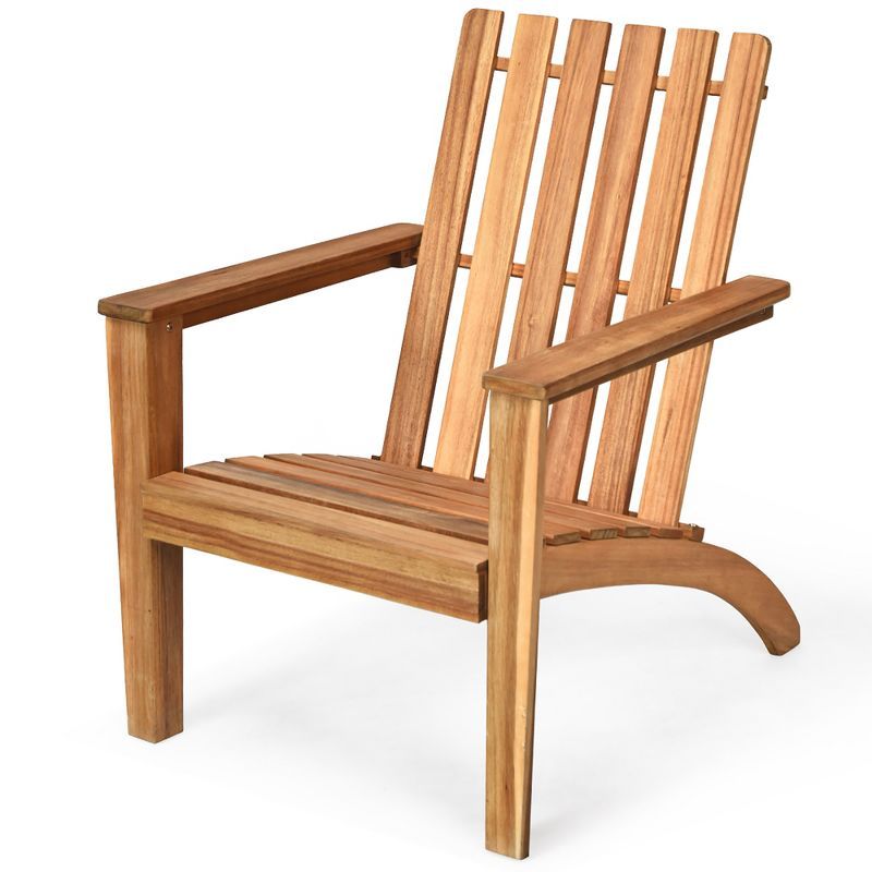 Acacia Wood Adirondack Chair 