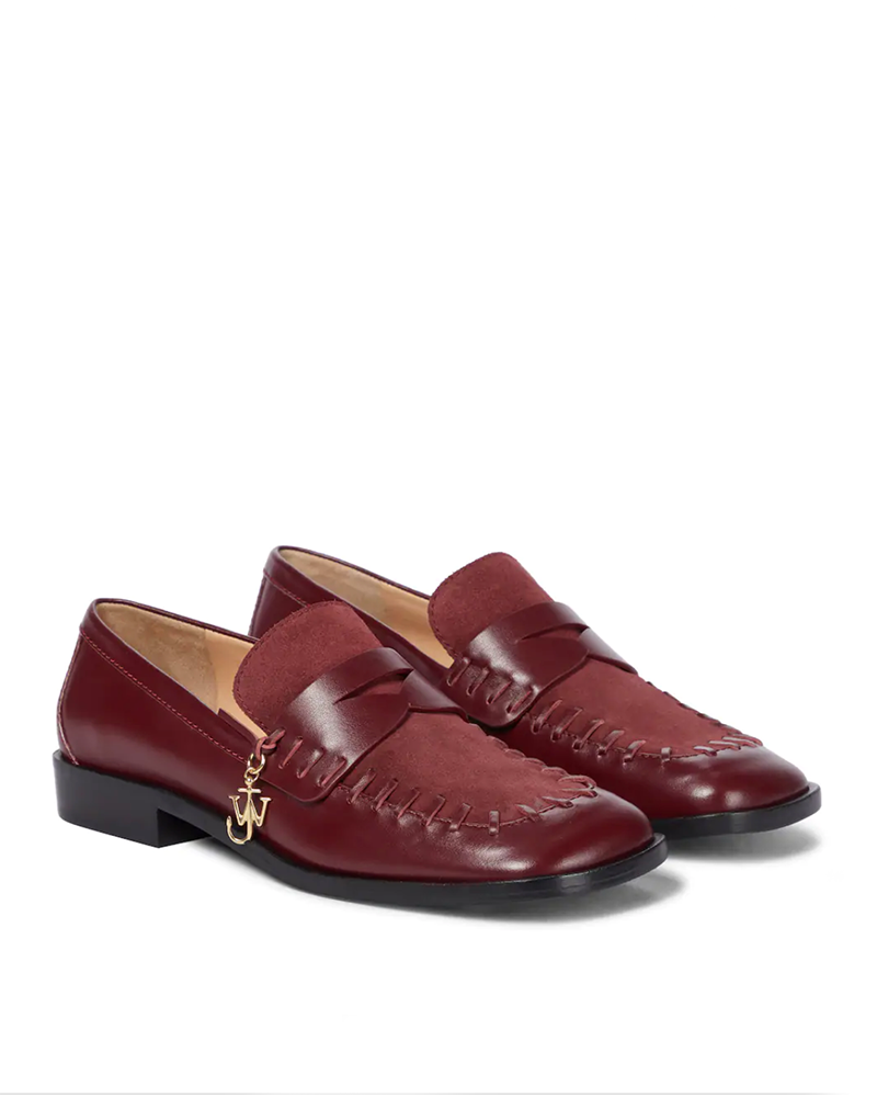 Stitch Leather Loafers