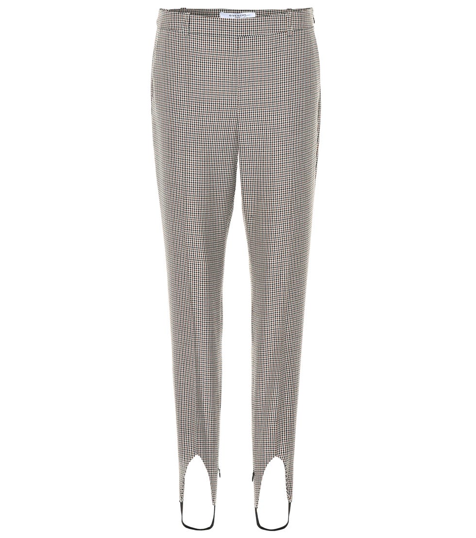 Mid-rise Wool Stirrup Pants