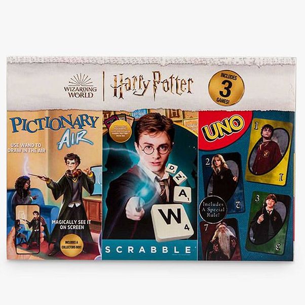 Harry Potter Games Compendium: Scrabble, Pictionary & Uno