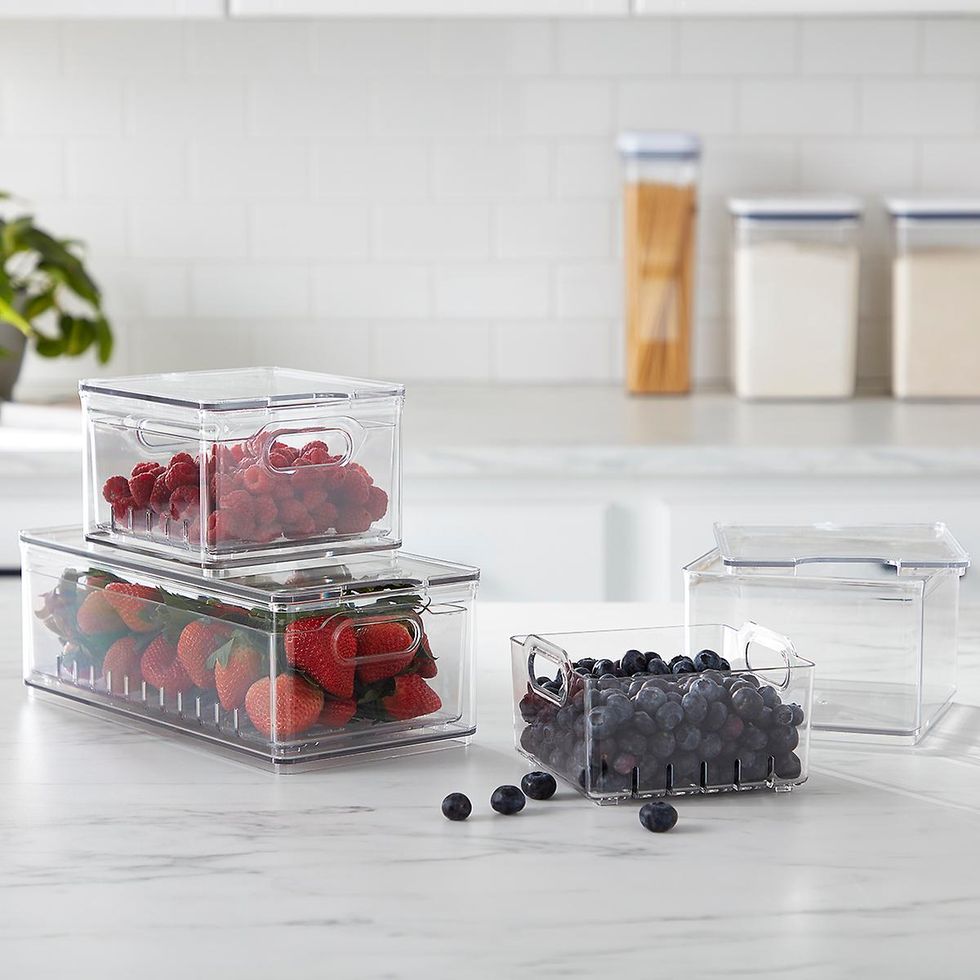 THE HOME EDIT Large Berry Bin Clear