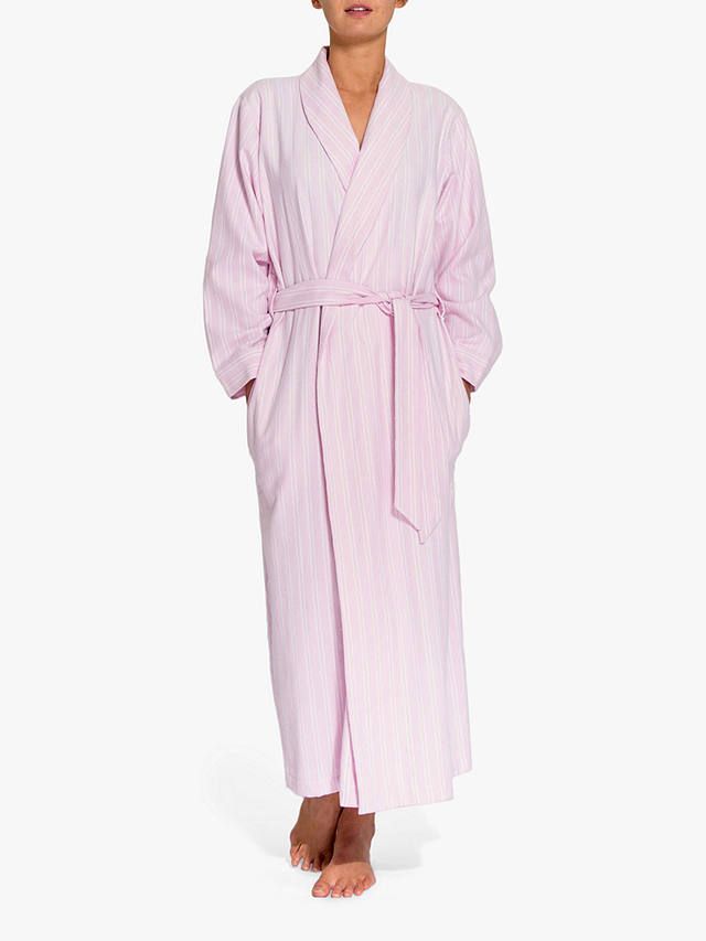Brushed-Cotton Gingham Robe | Sleepwear Sale | The White Company US
