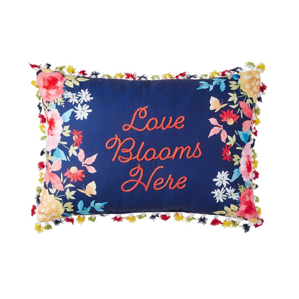 The Pioneer Woman Love Blooms Here Outdoor Pillow