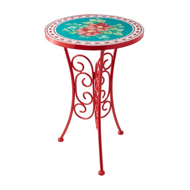 The Pioneer Woman Tile and Iron Plant Stand