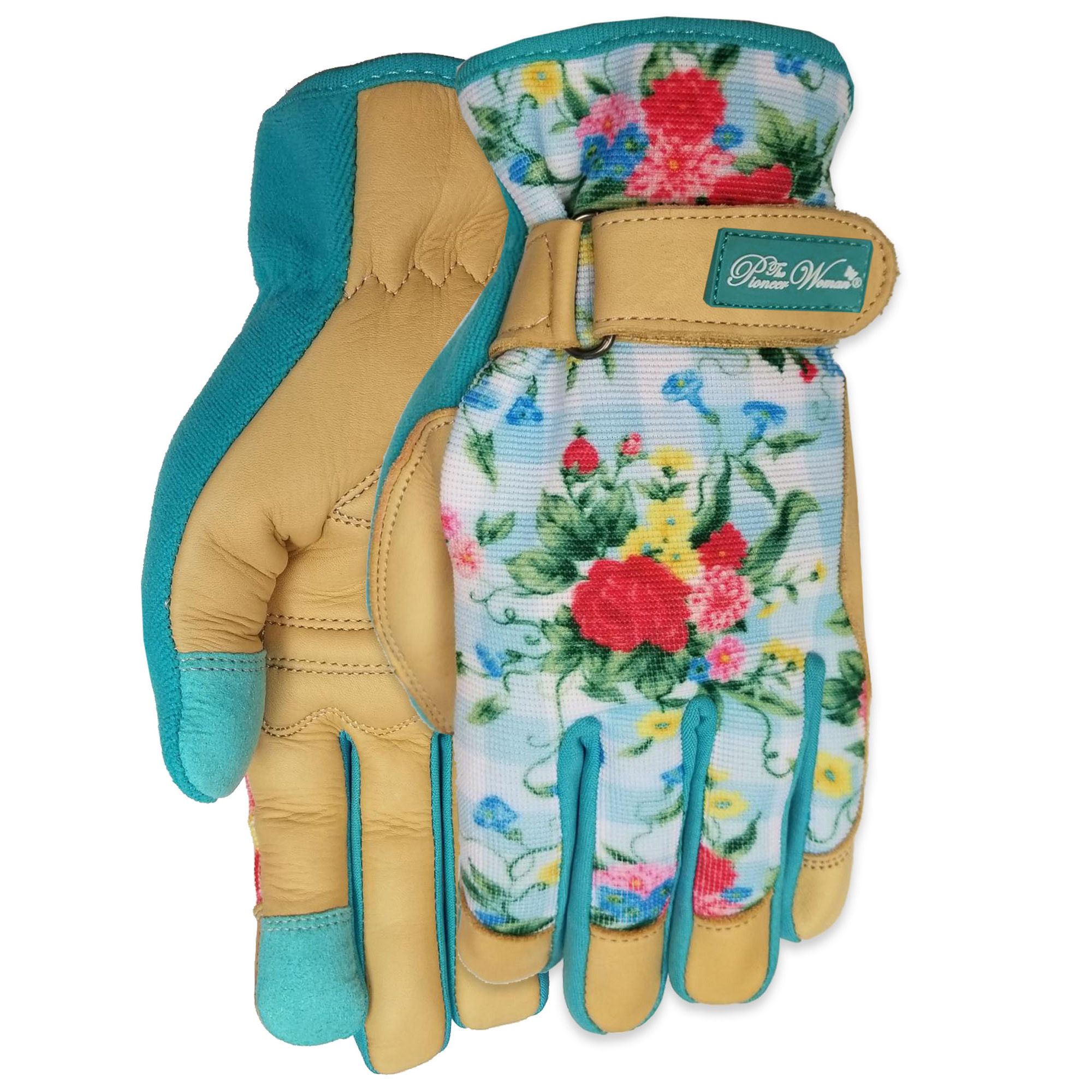 The Pioneer Woman Sweet Rose Goatskin Leather Gloves
