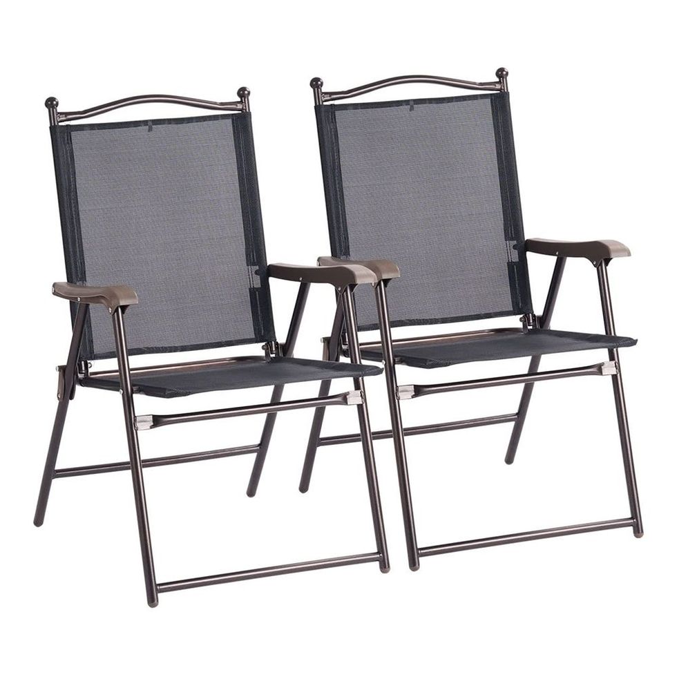 Patio Sling Chairs (Set of 2)