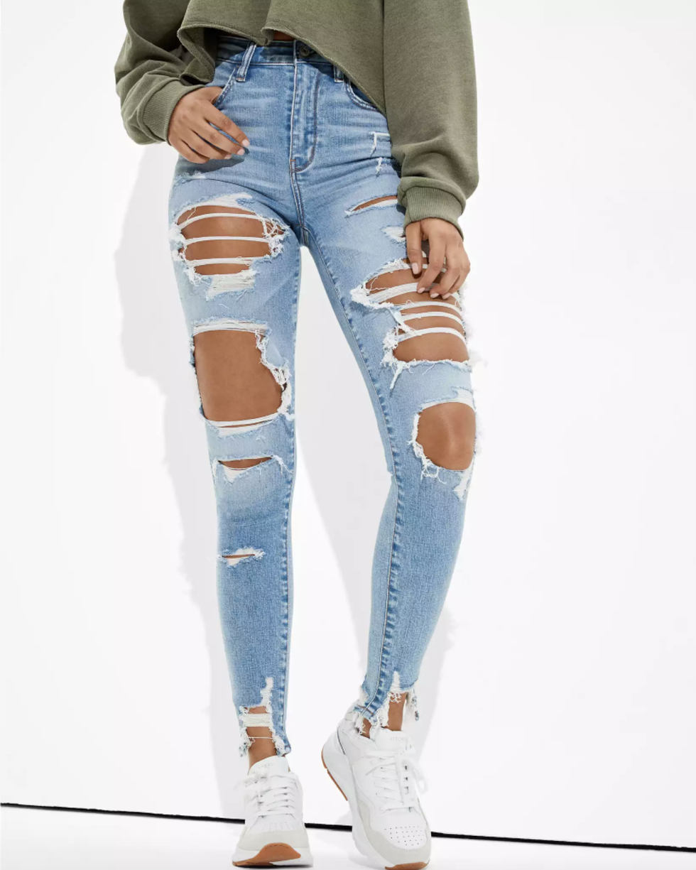 Kim Kardashian Wears Shredded Y2K Jeans Look (Shop Dupes Of This Trend!)
