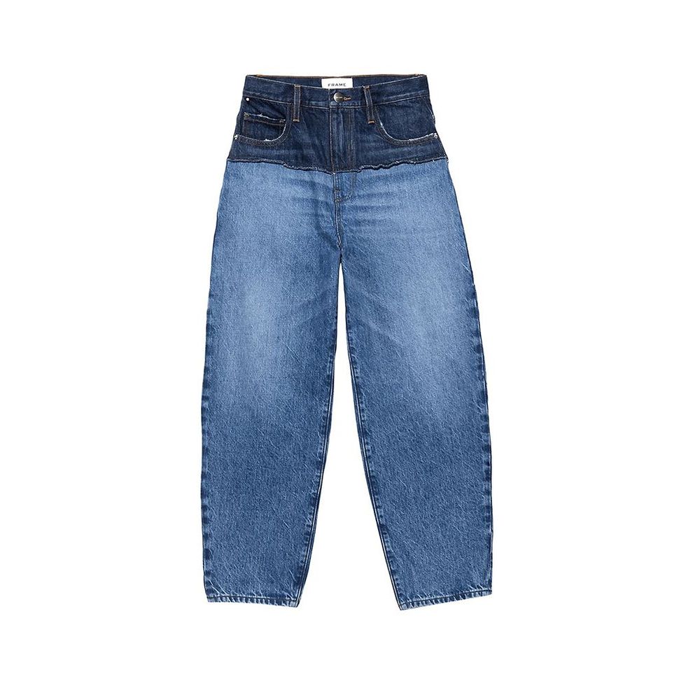Ultra High-Rise Reconstructed Ombré Jeans