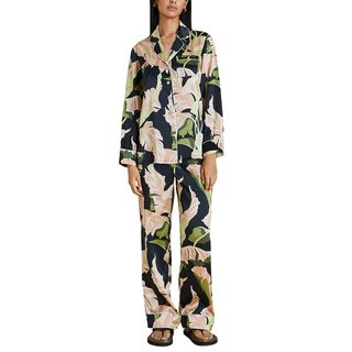 Lila Versa Silk Satin Pajama Set