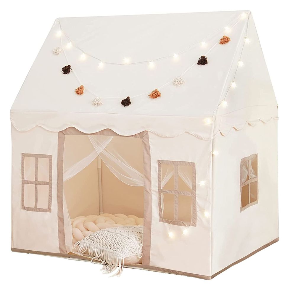 Play Tent with Star Lights and Mat