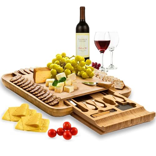 Premium Cheese Board and Knife Set