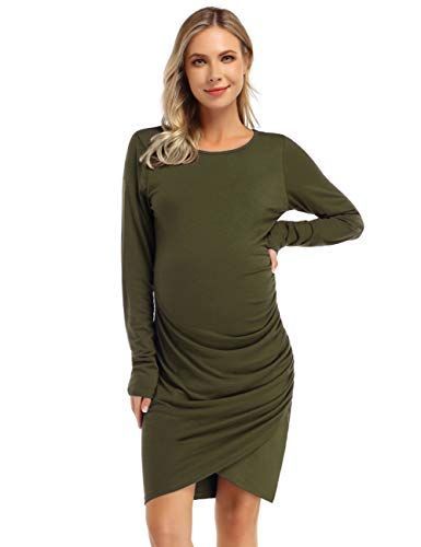 Women's Maternity Dress Pregnancy Casual Zipped for Feeding Nursing  Maternity Comfort Dress Kurti