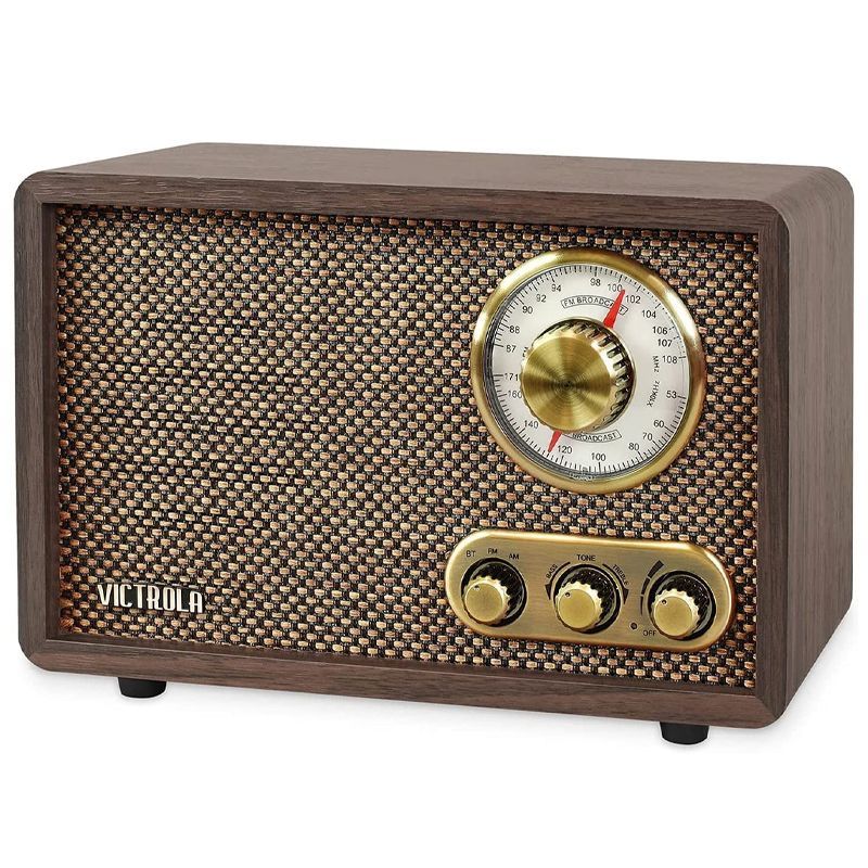 Retro Wood Bluetooth FM/AM Radio