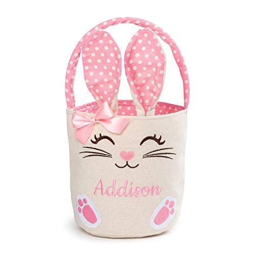 Personalized Planet Bunny Bucket Bag