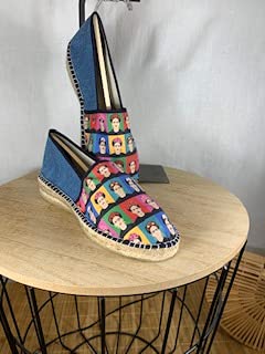 Alpargatas de Yute Elyeli para mujer modelo Frida Khalo (41, Frida Khalo)