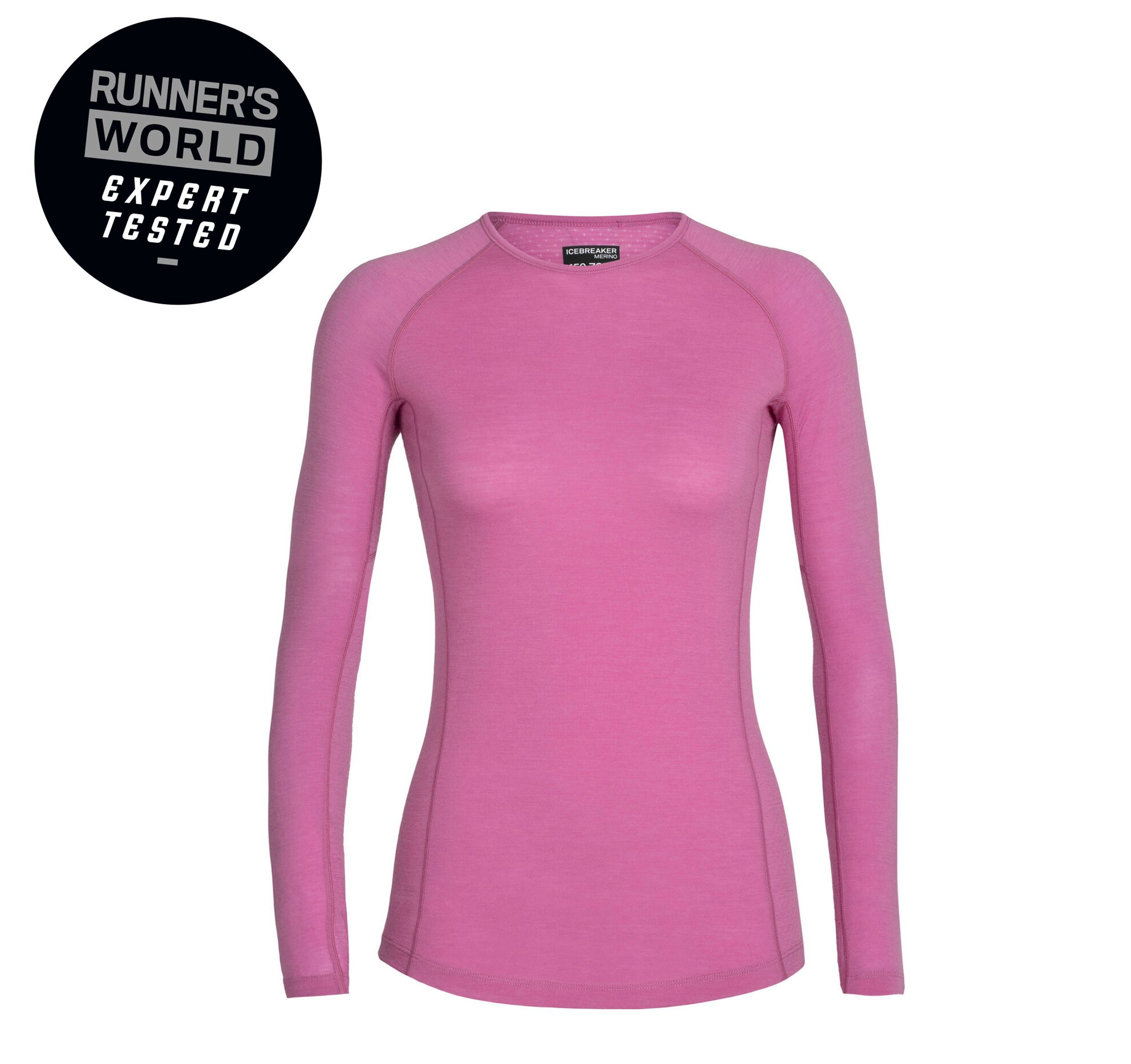 White Pink Word Compression Tight Shirt Top Base Layer Long Sleeve For Outdoor