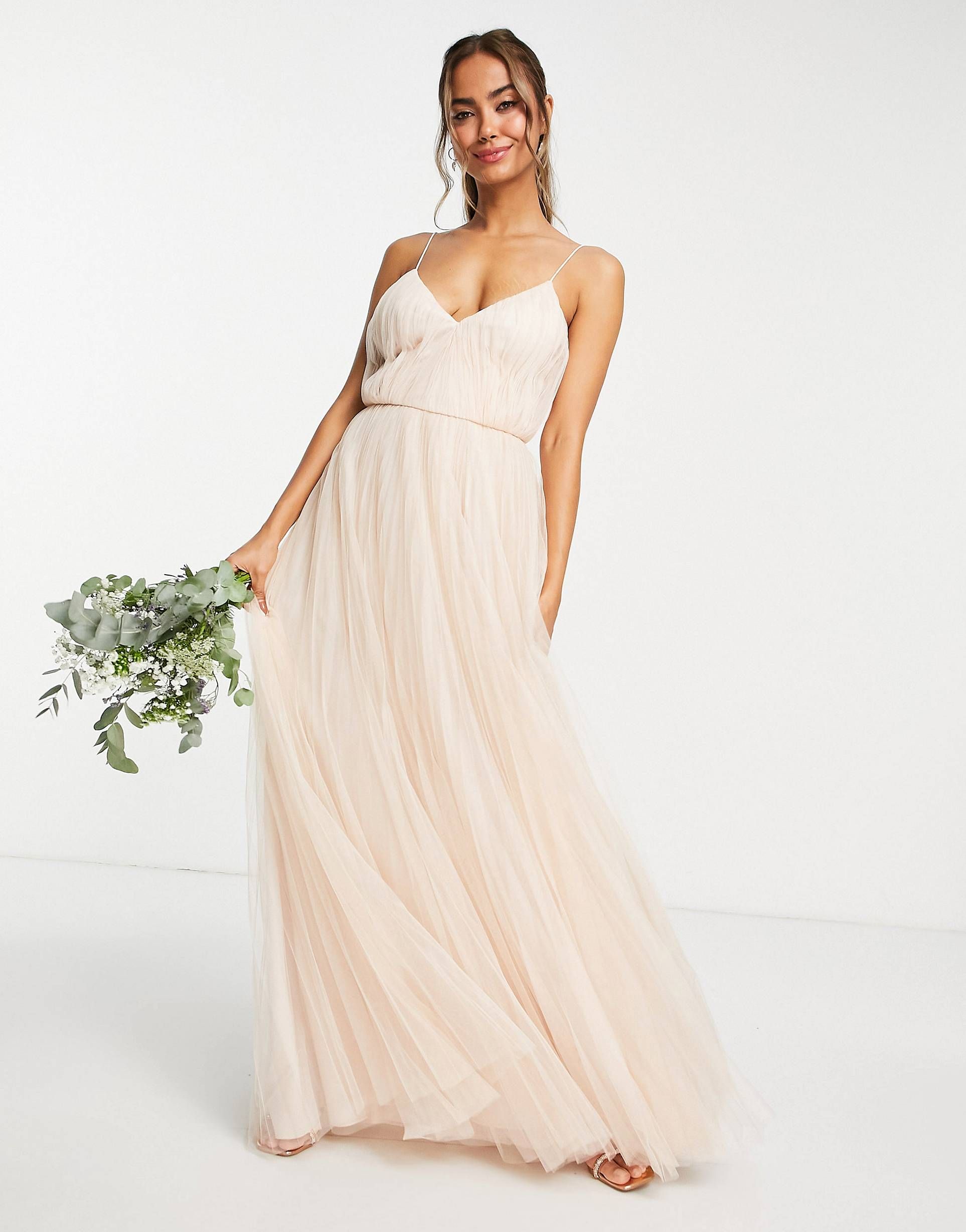 asos nude bridesmaid dresses