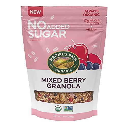 Organic No Added Sugar Mixed Berry Granola