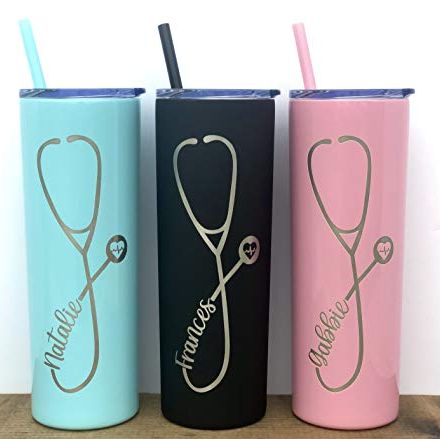 Personalized Water Tracker Bottle - Nurse's Day, Birthday Gift For Nur - A  Gift Customized