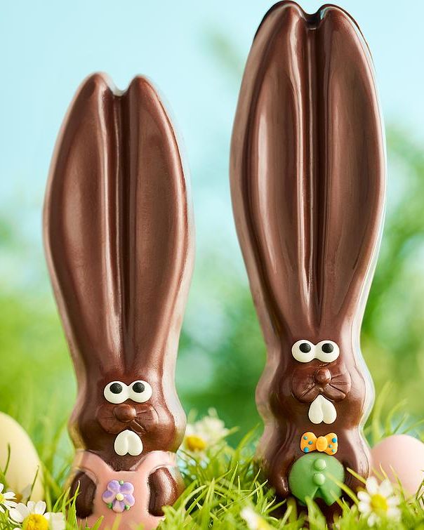 Mr. and Mrs. Ears Chocolate Easter Bunnies