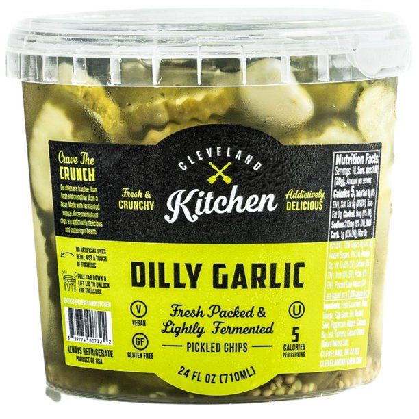 Dilly Garlic Pickle Chips