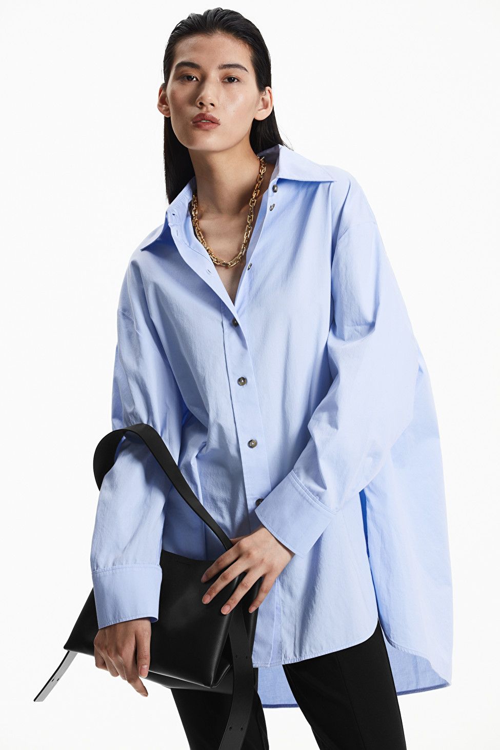 Fashion Blouses Oversized Blouses edc Oversized Blouse nude elegant 