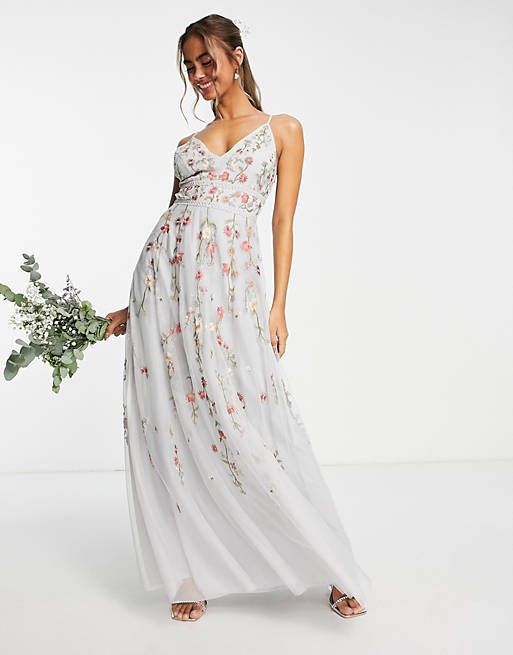 Asos white outlet bridesmaid dresses