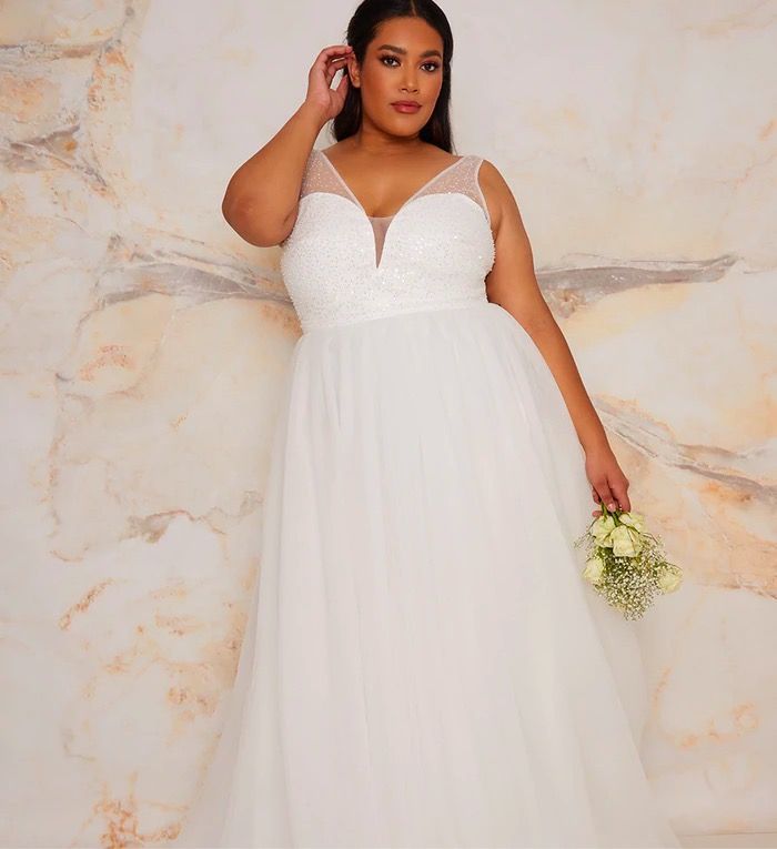 Plus size hotsell bridal tops