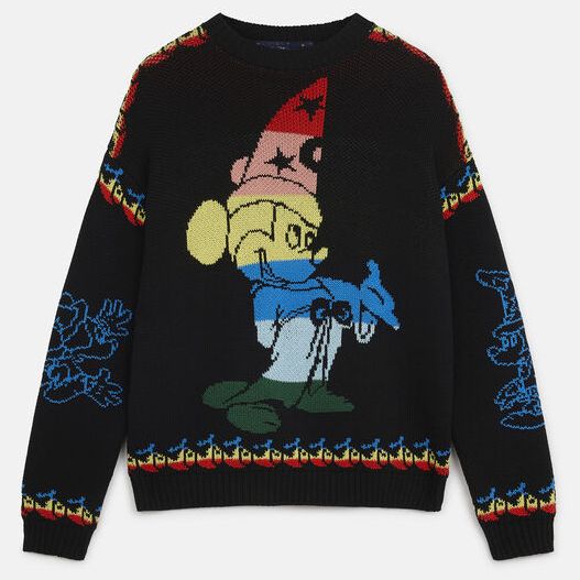 'Fantasia' Rainbow Mickey Knit Sweater