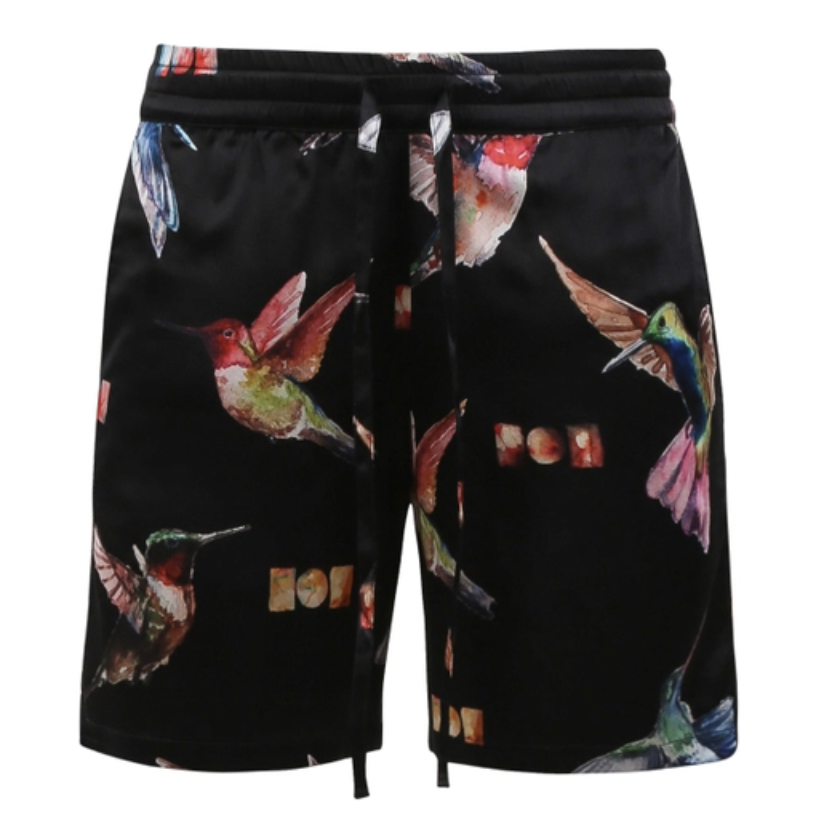 Silk Hummingbird Shorts