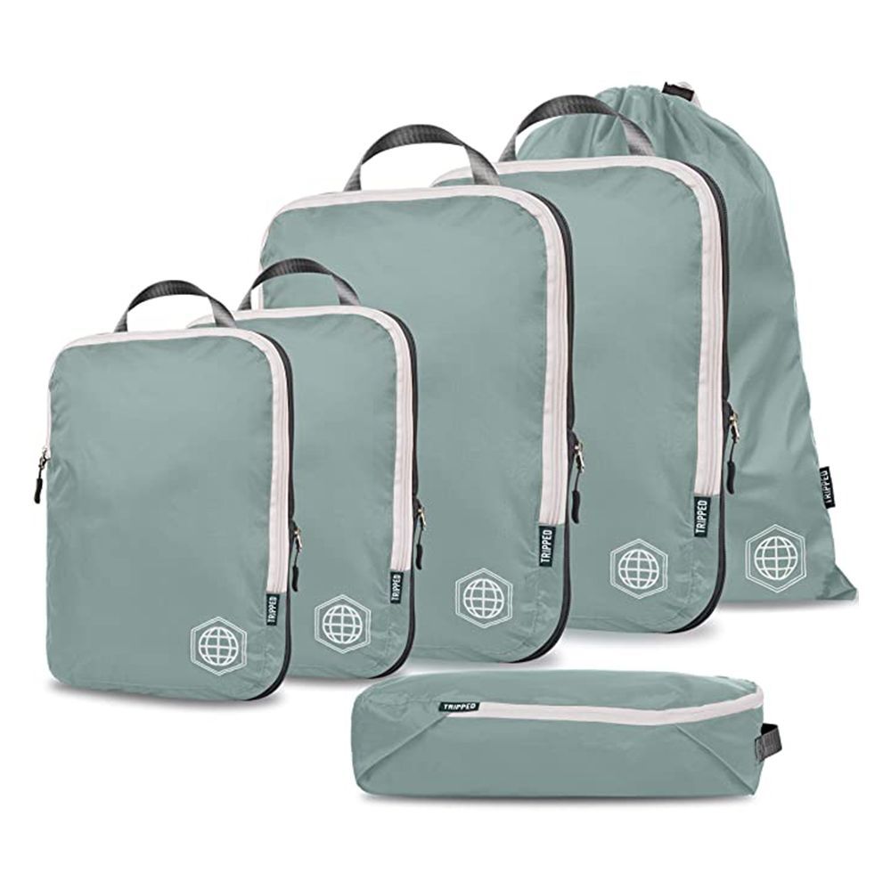 Medium Luggage Organizer Bag Terohouse 5 Set Travel Compression Packing Cubes 