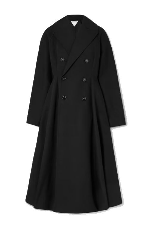 cute black trench coat