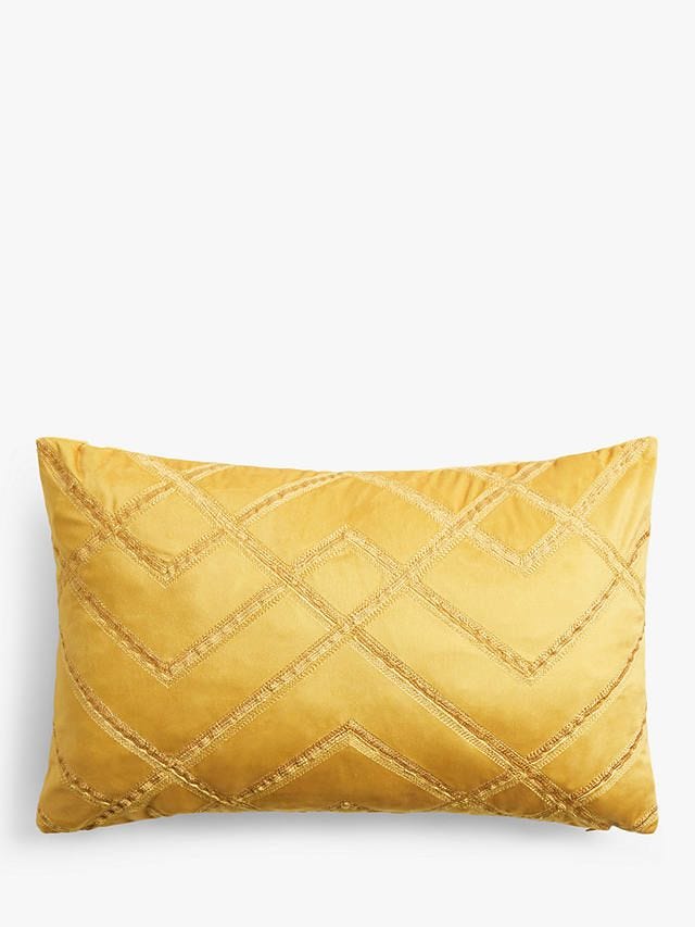 Embroidered Luxe Diamonds Cushion Cover